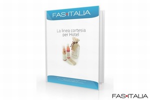 Copertina guida FAS Italia dedicata alla scelta della linea cortesia per Hotel e B&B