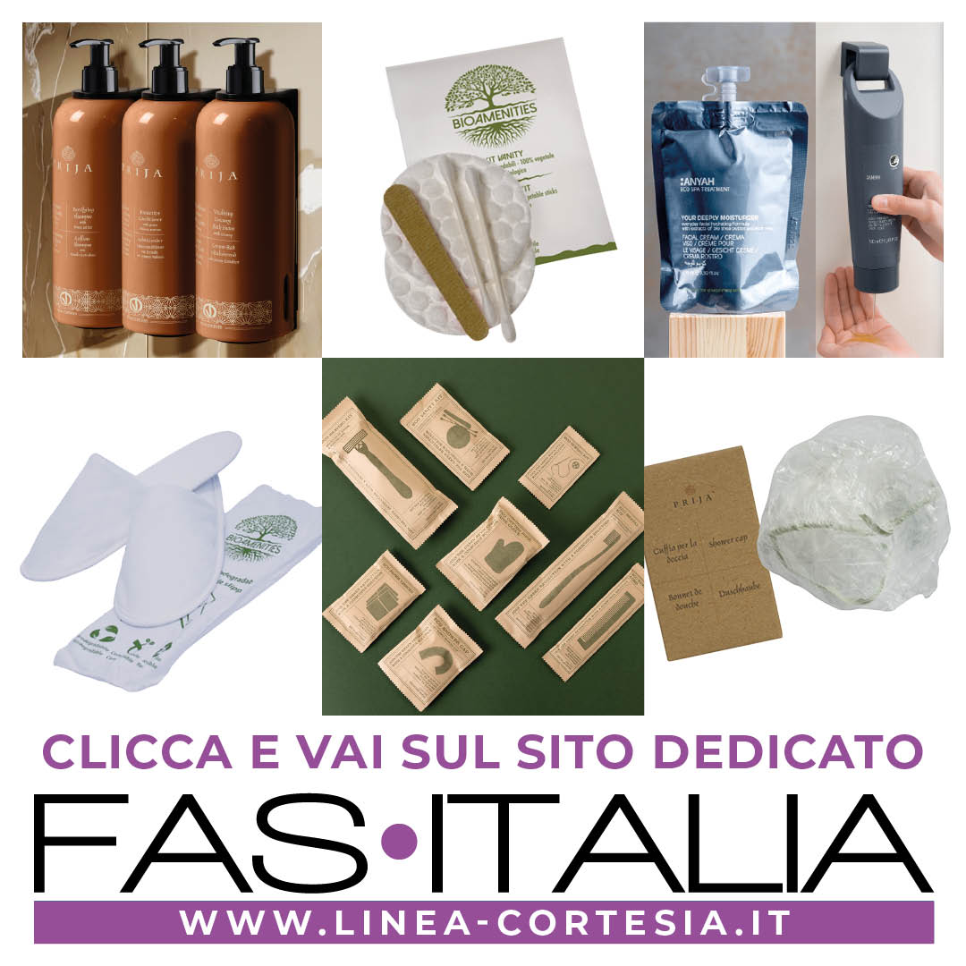 Prodotti cortesia in dispenser e monodose